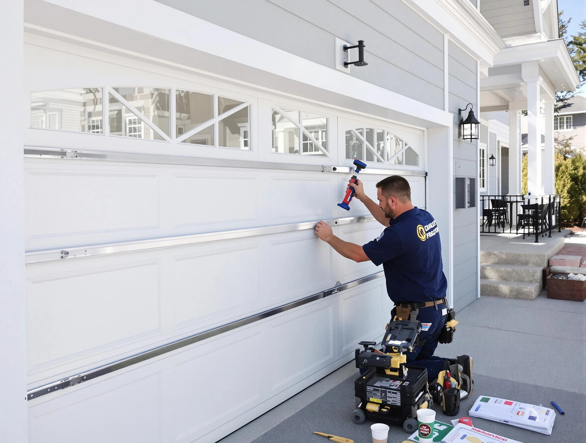 Professional garage door installation by Plainfield Garage Door Repair in Plainfield