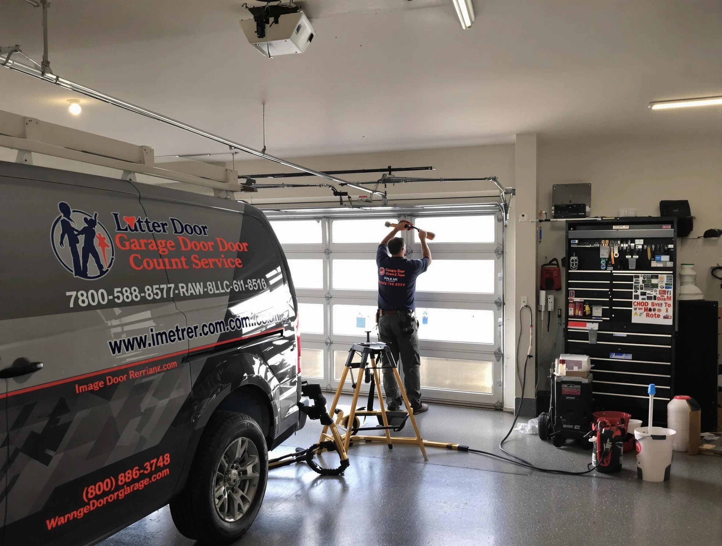 Plainfield Garage Door Repair rapid response team performing same-day repair in Plainfield